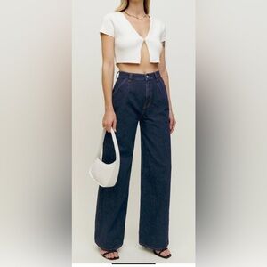 Reformation Miami trouser jeans.